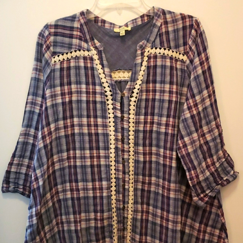 Plaid Top